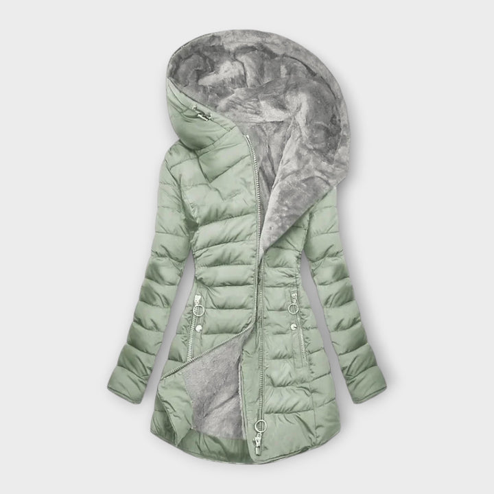 ELVIRA | PALTON OVERSIZED ELEGANT CU GLUGĂ