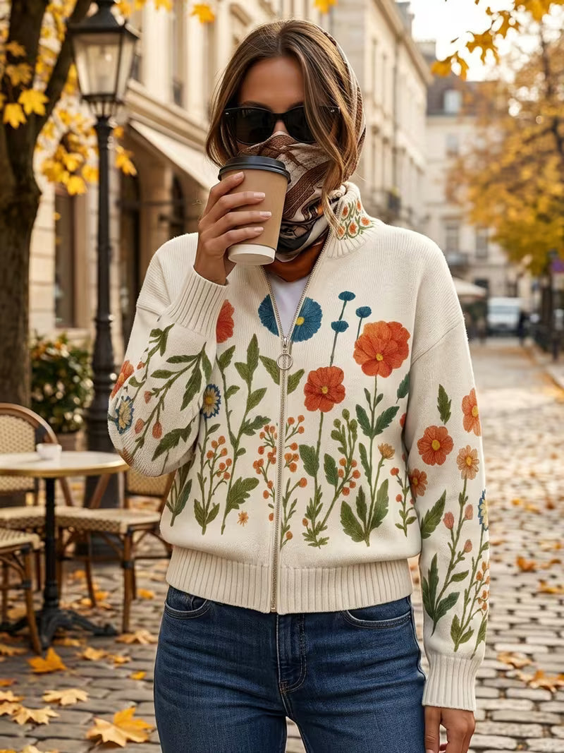 Doris™ | Cardigan cu pajiște de vară