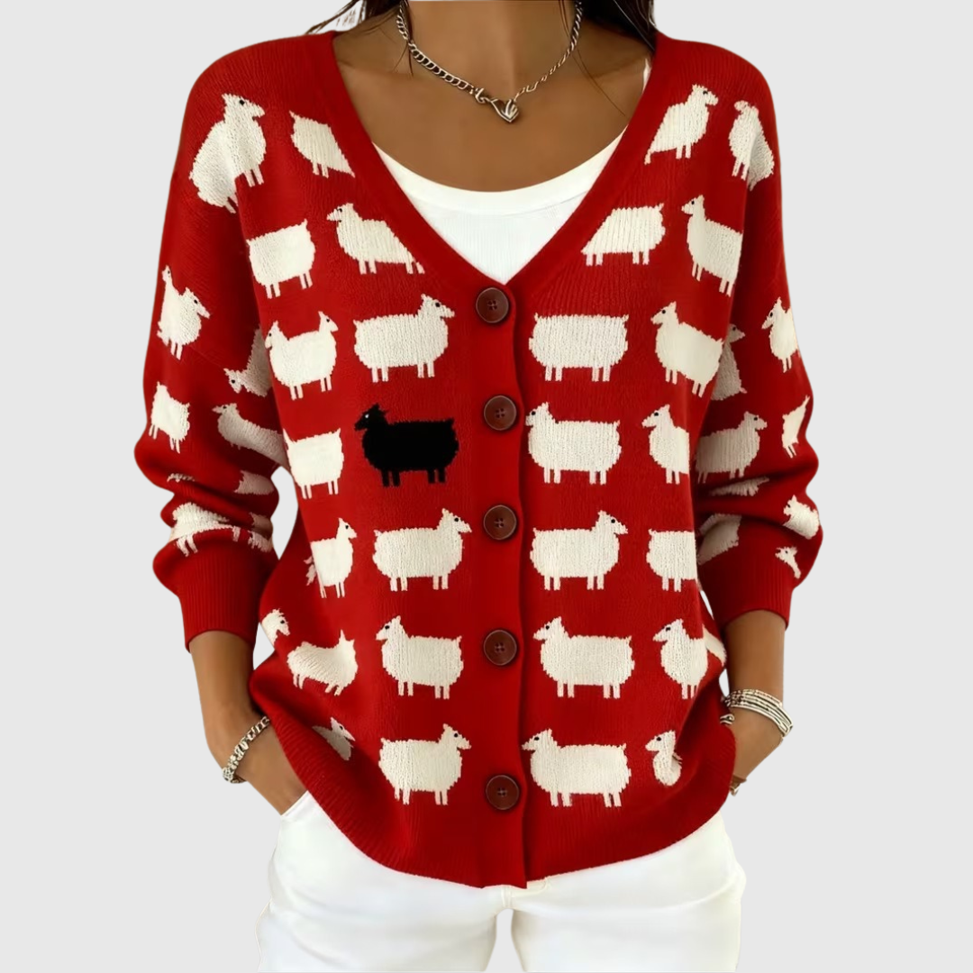 Cardigan confortabil cu nasturi