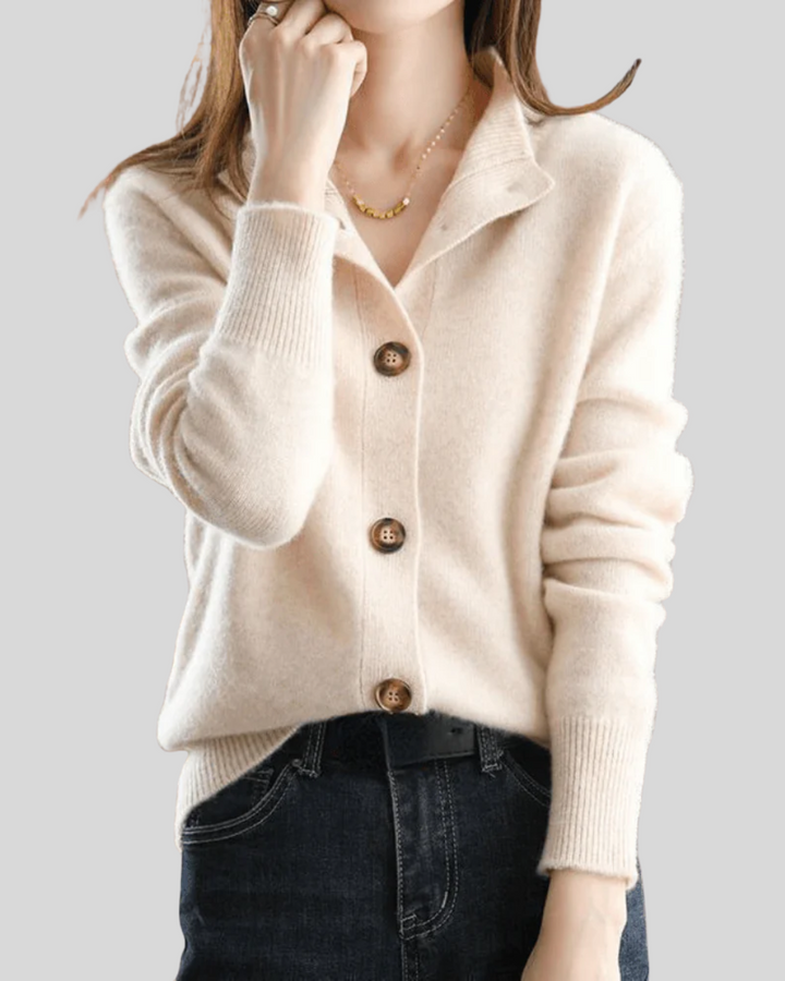 Claire | Cardigan din cașmir în stil retro