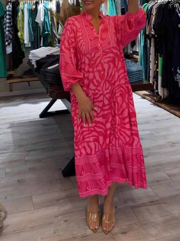 Carmilla - Rochie cu imprimeu vibrant