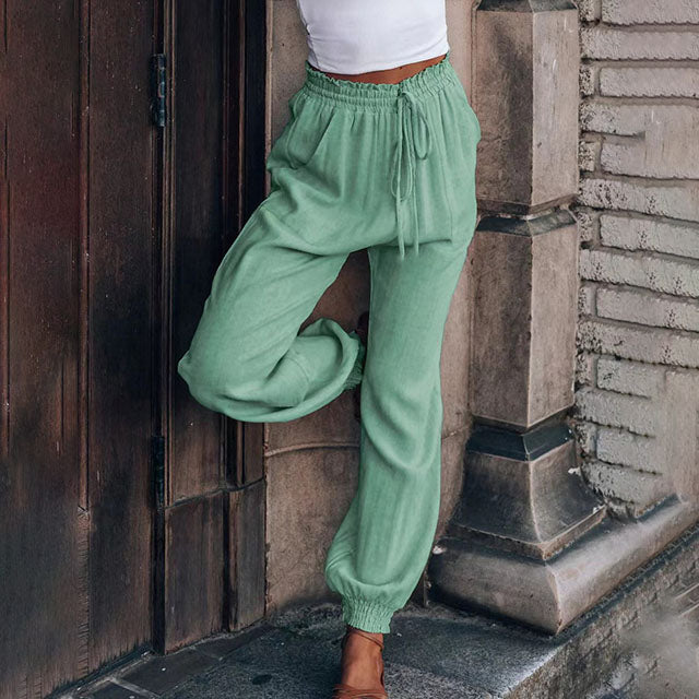 Kaeli – Pantaloni de jogging eleganți cu șnur