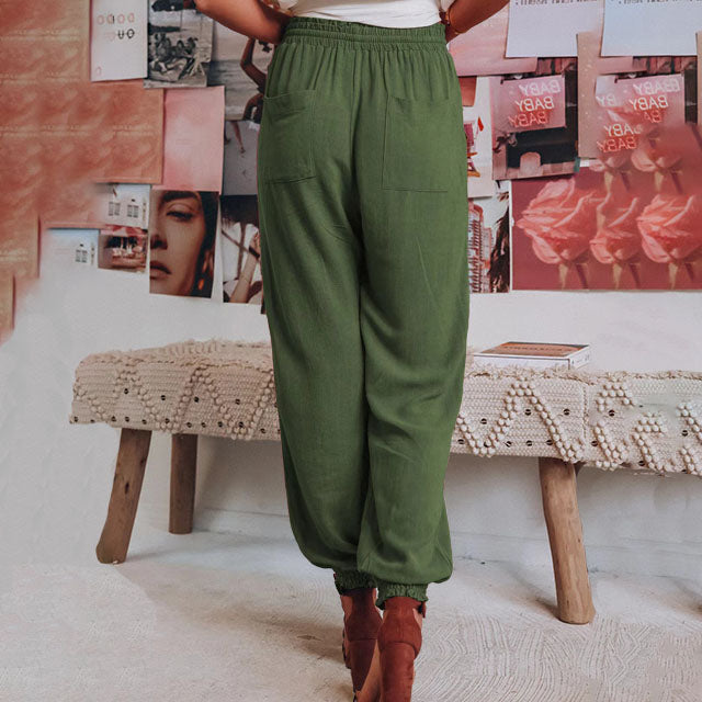 Kaeli – Pantaloni de jogging eleganți cu șnur