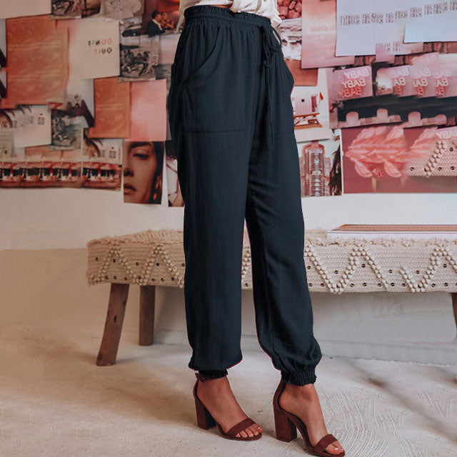 Kaeli – Pantaloni de jogging eleganți cu șnur