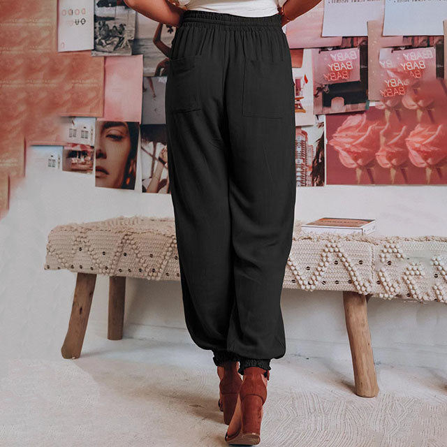 Kaeli – Pantaloni de jogging eleganți cu șnur