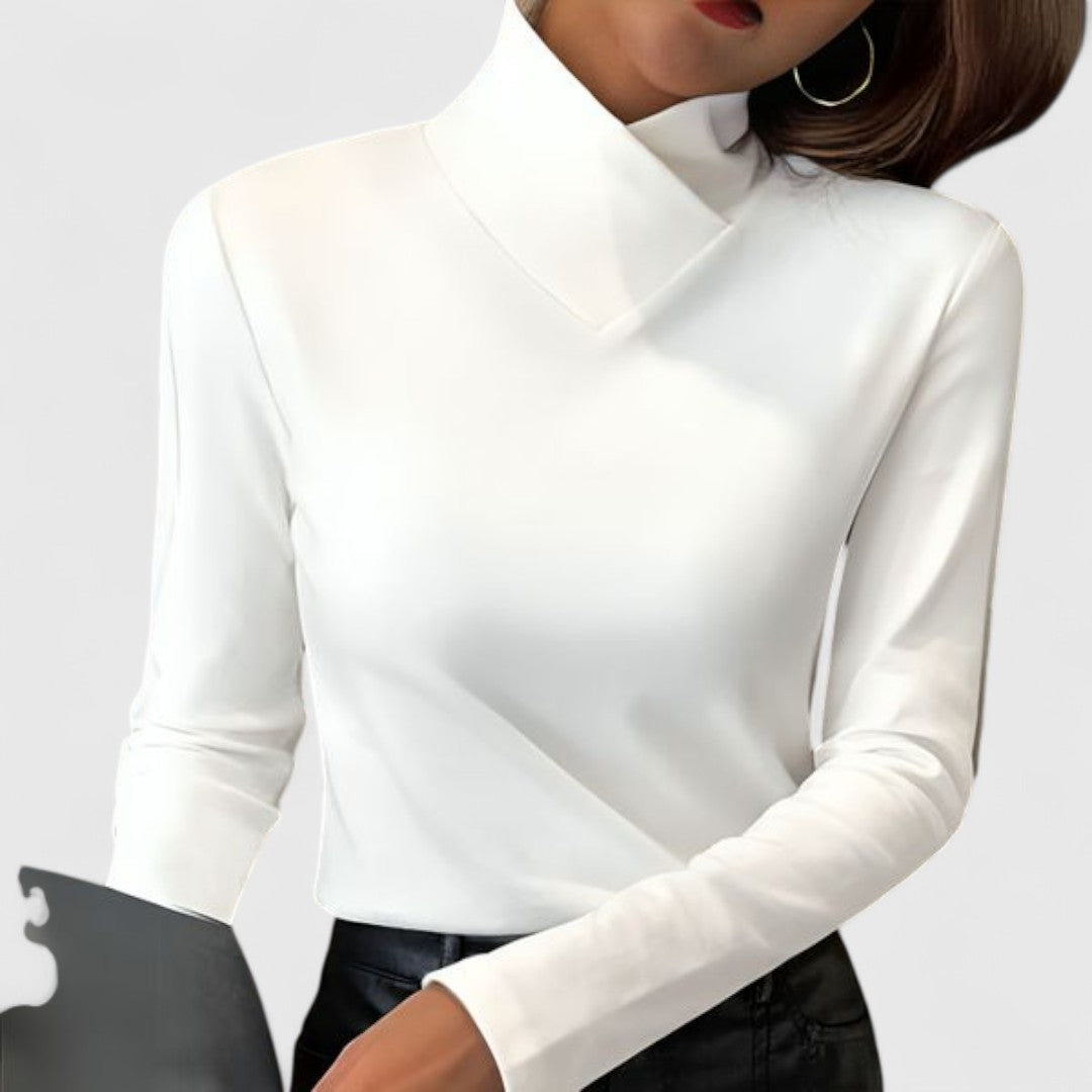 Clair | Pulover elegant cu guler înalt