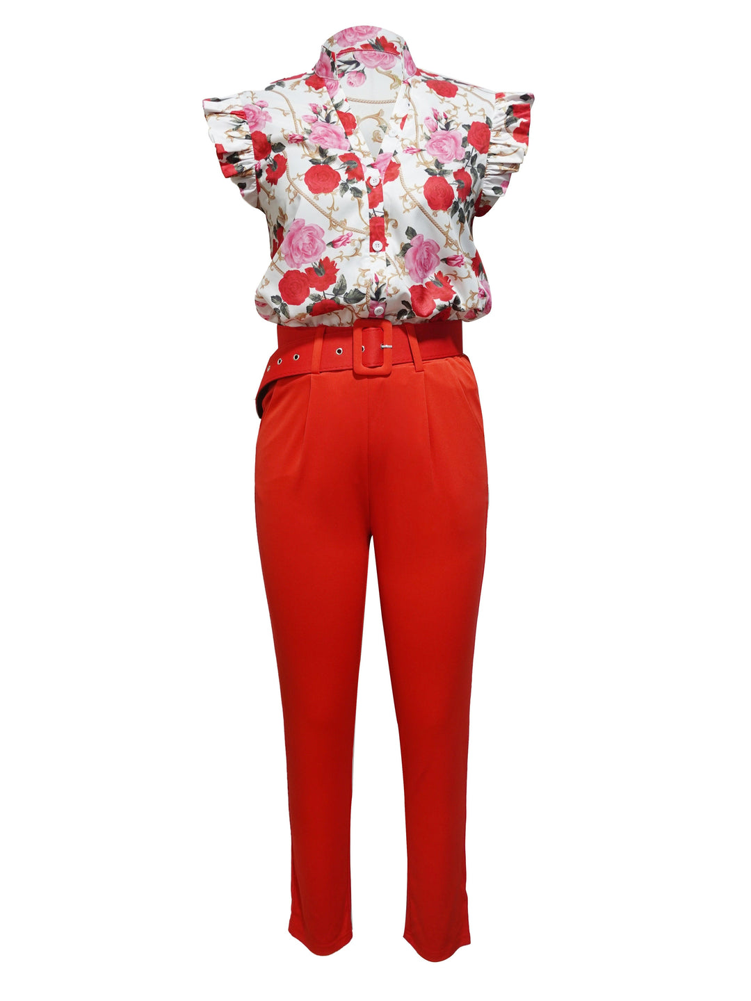 Florabel - Ansamblu elegant cu mâneci fluture