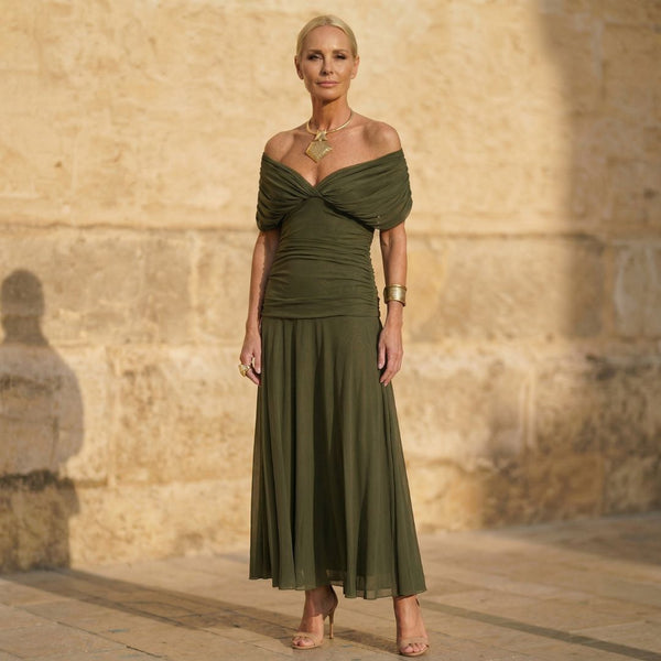 Jade | Rochie Verde Elegantă