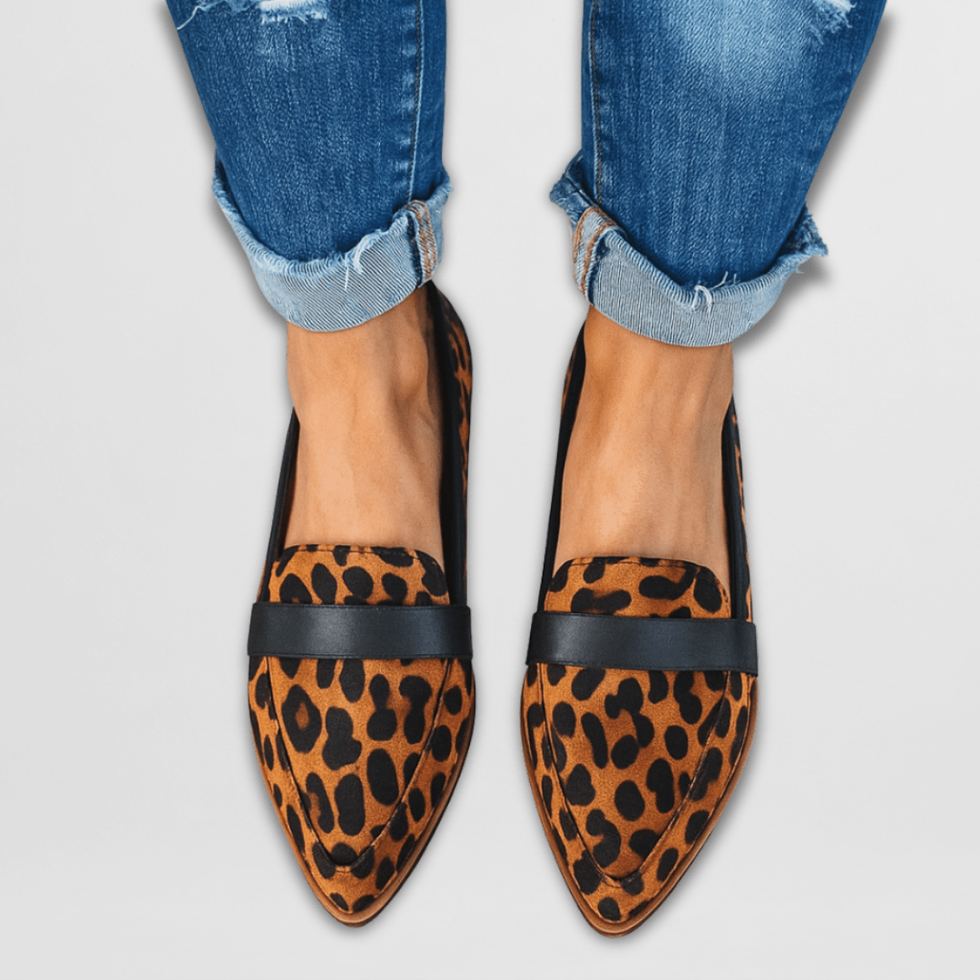 Helen | Pantofi loafers ortopedici din suede moale