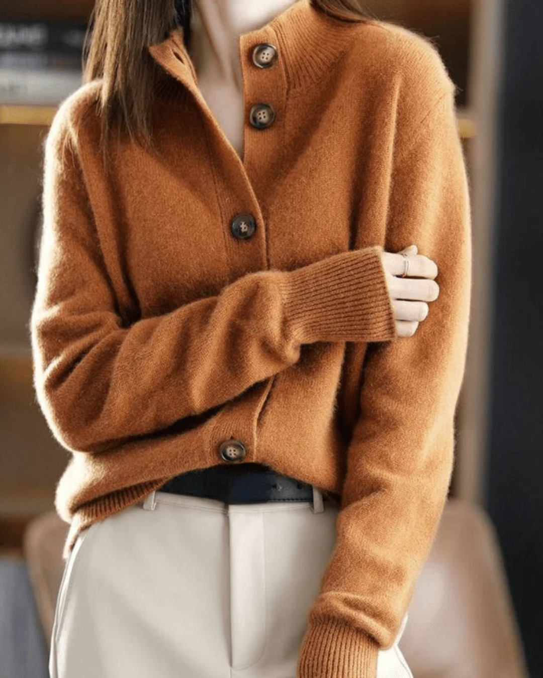 Claire | Cardigan din cașmir în stil retro