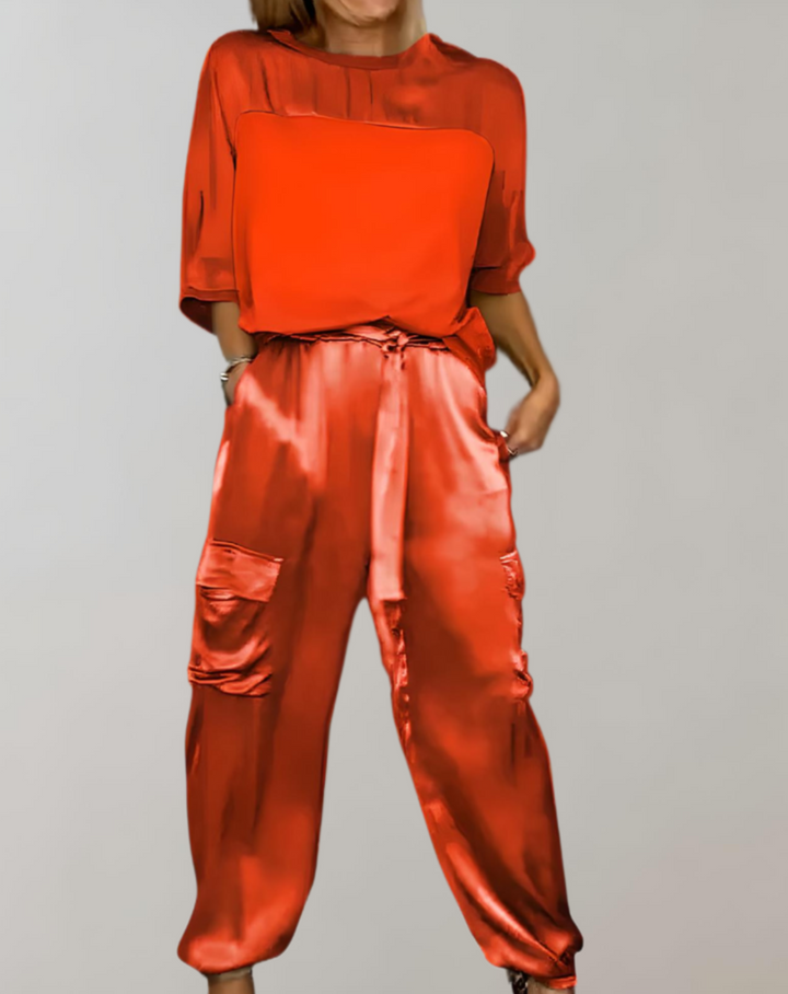 Finley - Set Lounge Cargo Seide