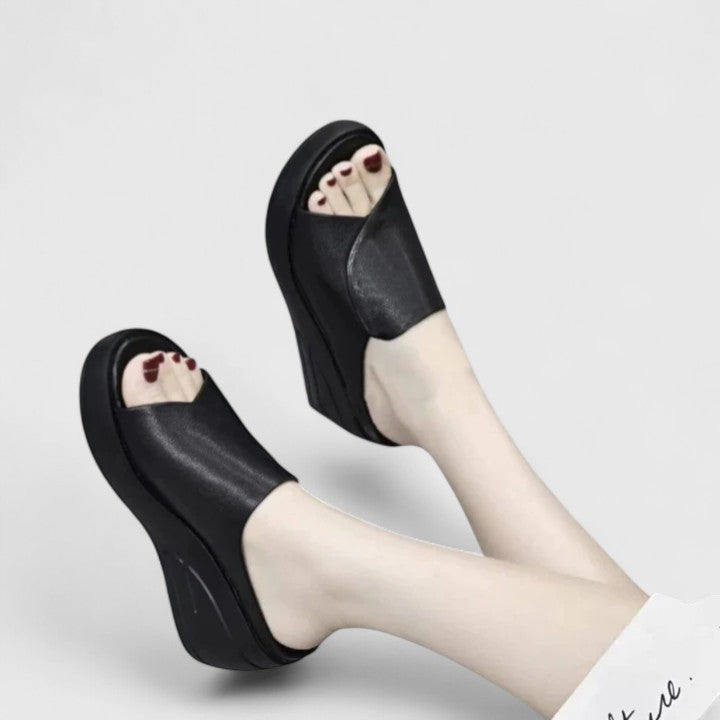 Kora - Sandale ortopedice cu toc wedge