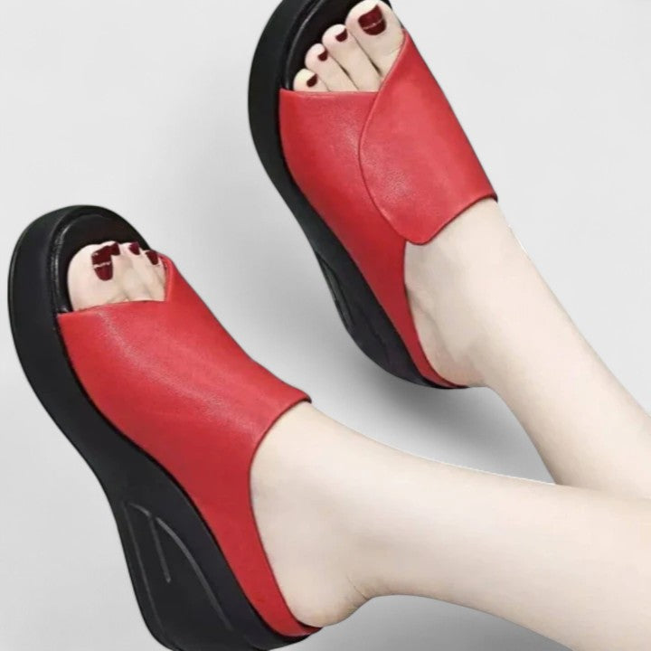 Kora - Sandale ortopedice cu toc wedge