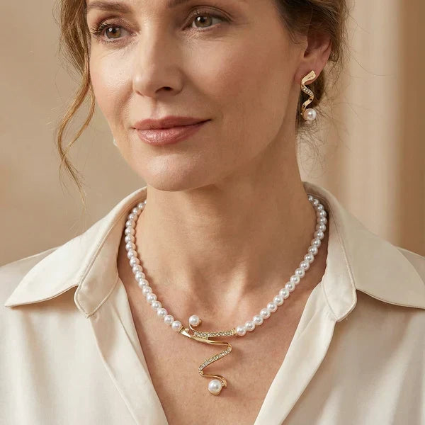 Margit | Set de bijuterii în stil perle