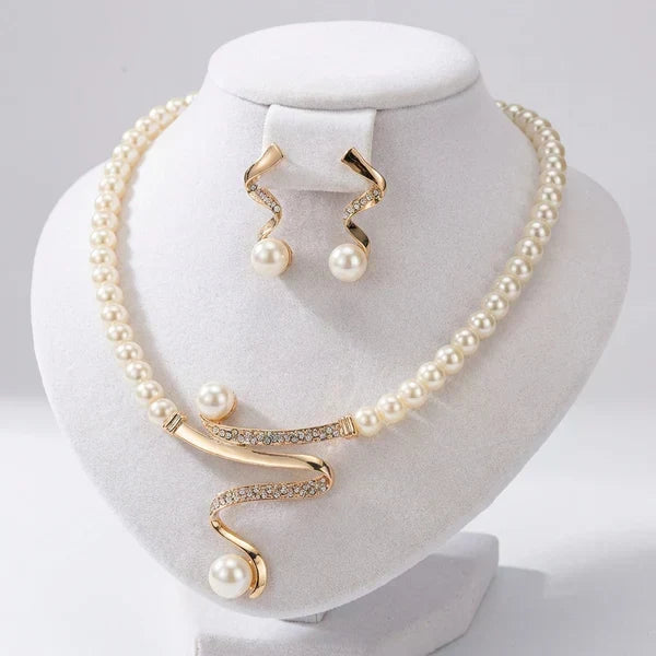 Margit | Set de bijuterii în stil perle