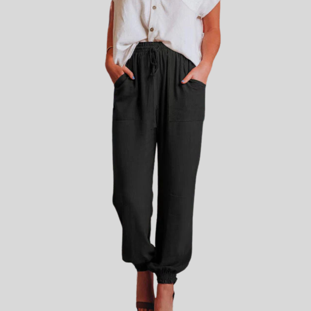 Kaeli – Pantaloni de jogging eleganți cu șnur