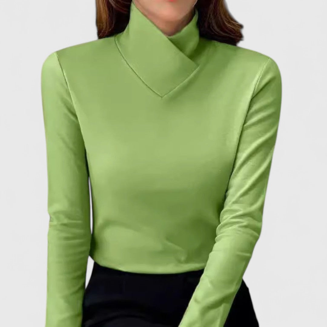 Clair | Pulover elegant cu guler înalt
