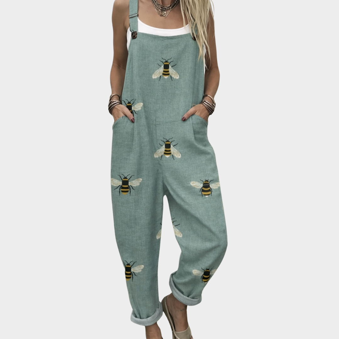 Salopetă imprimată confortabilă
