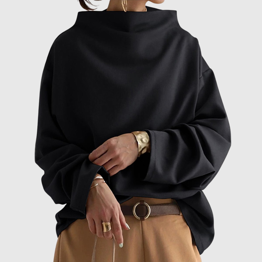 Lisa | Pulover lejer cu guler înalt