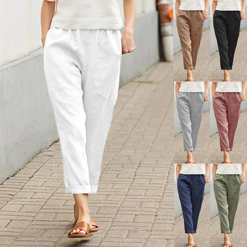 Kriza - Pantaloni largi cu buzunare