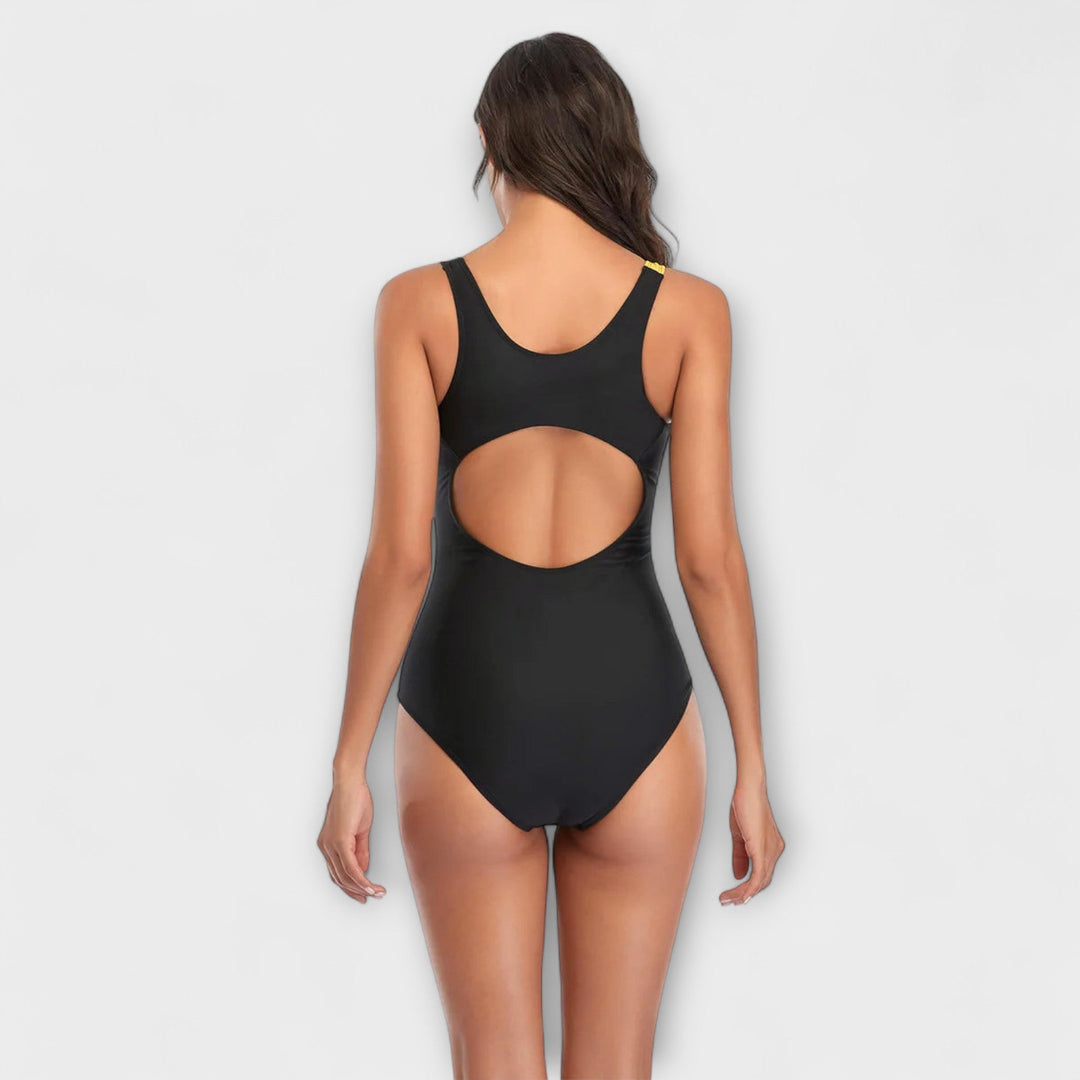 Costum de baie cu spate deschis & sportiv