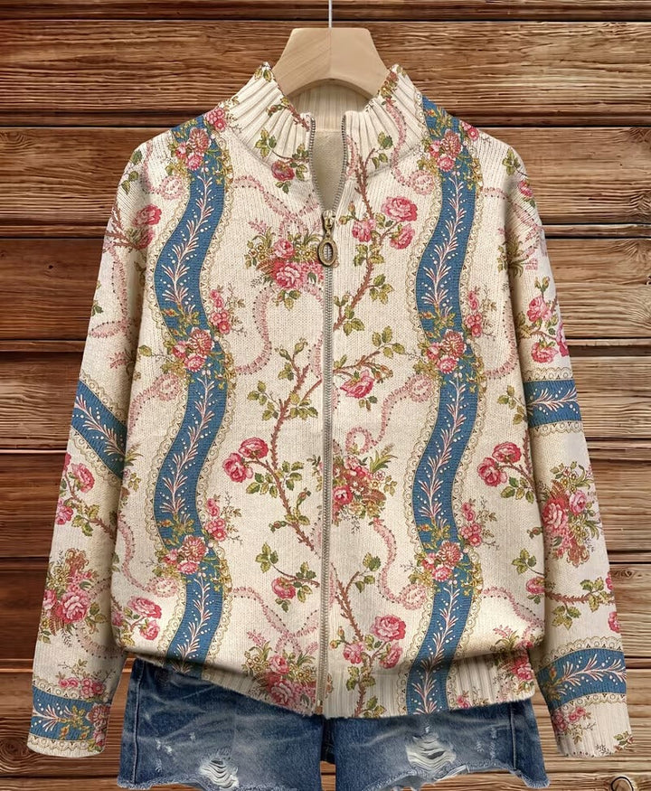 Cornelia™ | Cardigan cu trandafiri