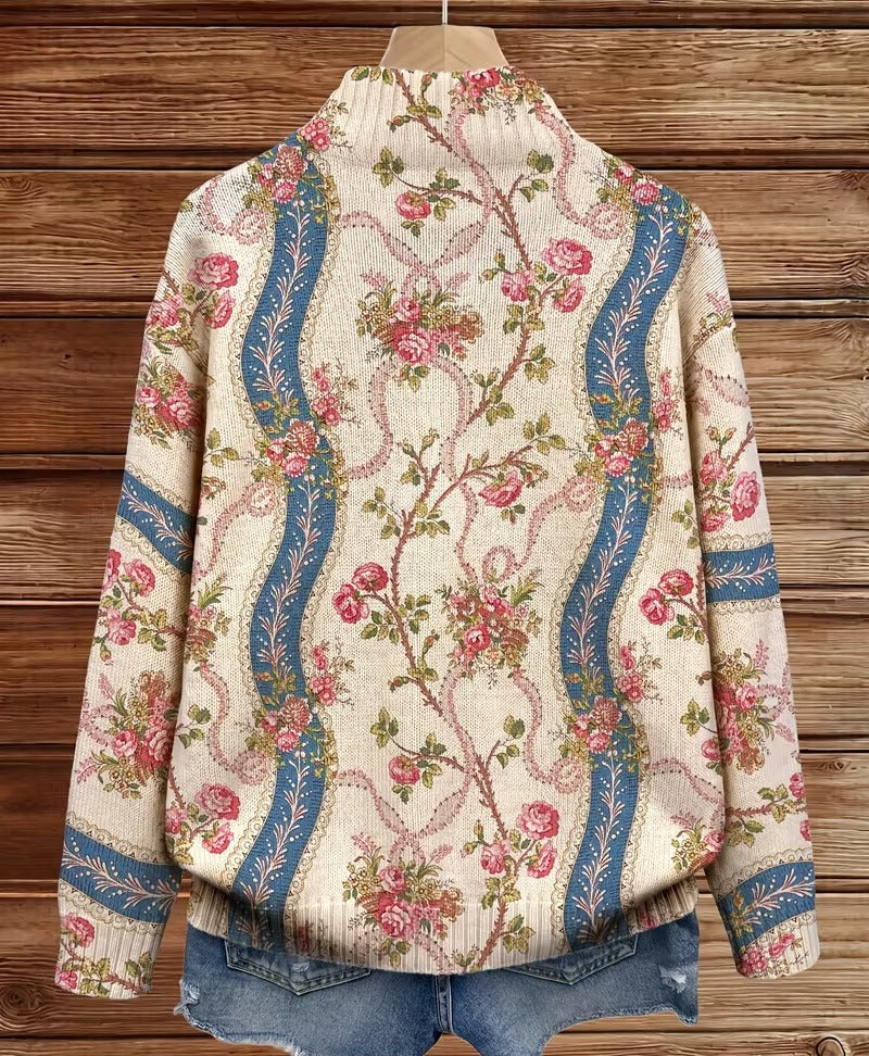 Cornelia™ | Cardigan cu trandafiri