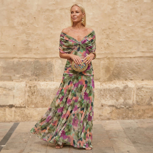 Kelsey | Rochie Elegantă Colorată