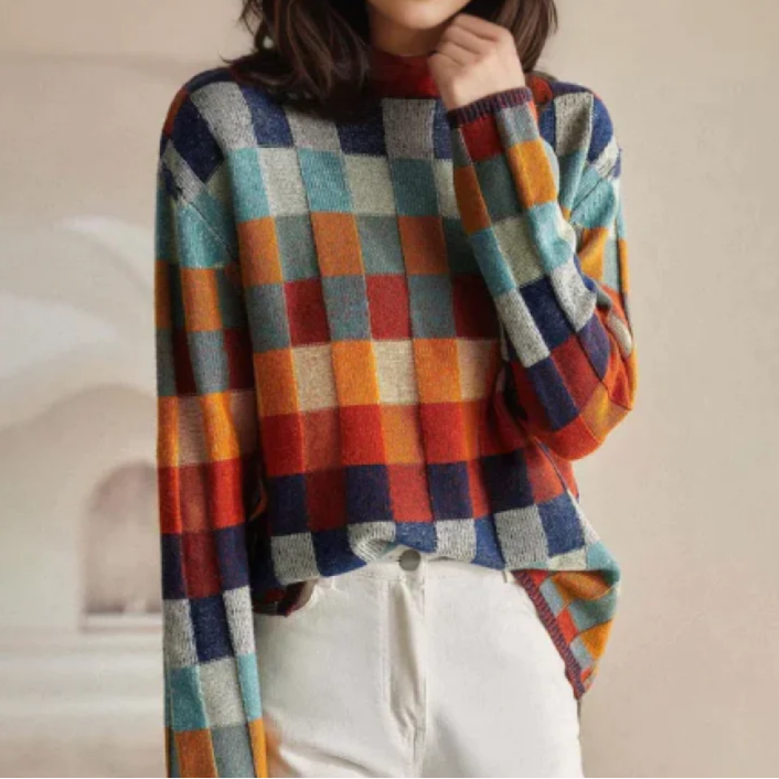 Isla | Pulover Retro Confortabil