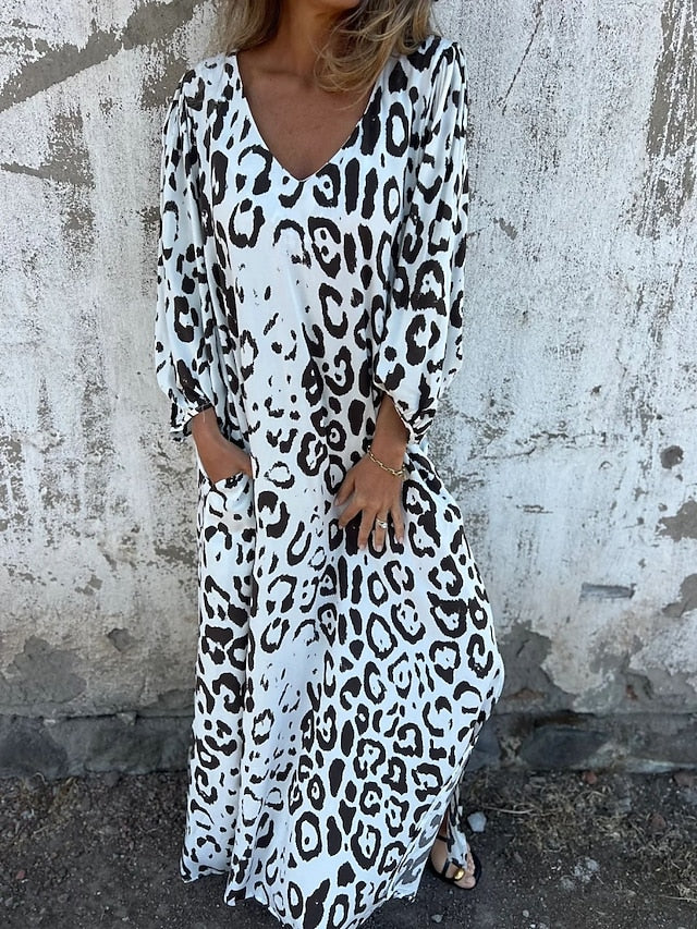 Jessa - Rochie Maxi Leopard