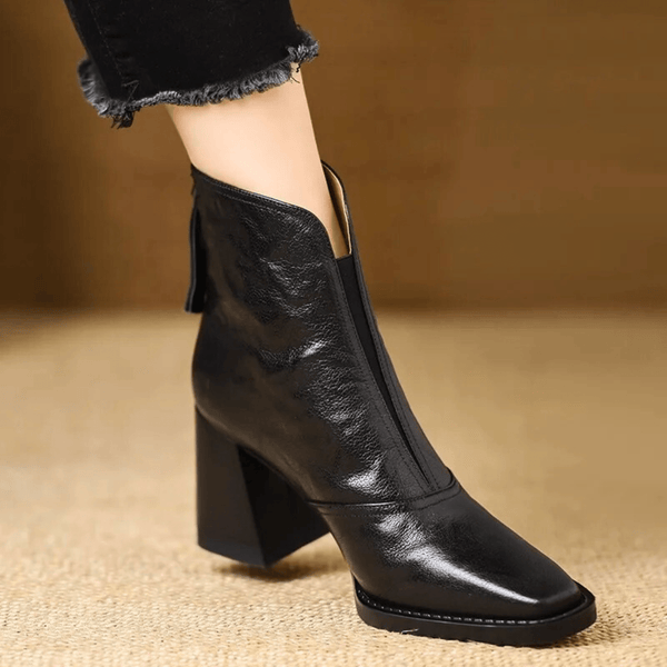 Claudia | Botine luxoase cu toc mediu