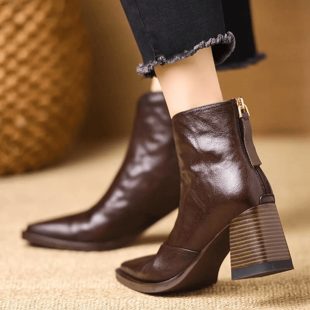 Claudia | Botine luxoase cu toc mediu