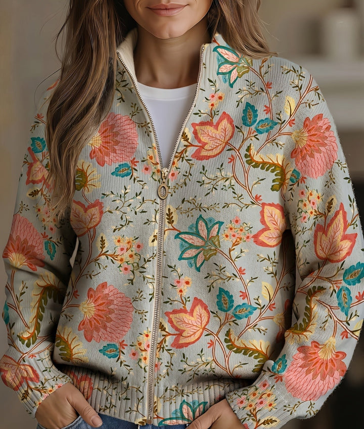 Erika™ | Cardigan cu flori vintage