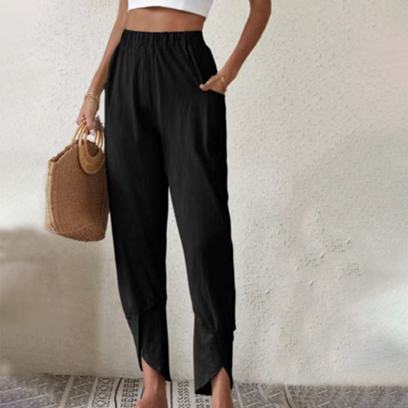 Essari - Pantaloni cu tiv despicat